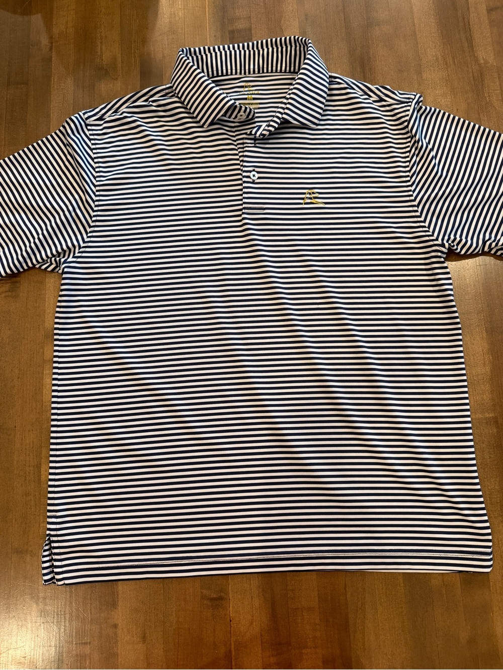 RHOBACK The Birdie Stripe Performance Polo